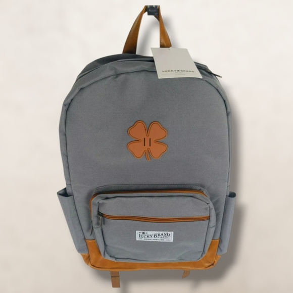 NWT Lucky Brand Grey Backpack - Picture 2 of 7